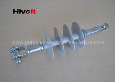Graue Farbsilikonkautschuk-Sackgasse-Isolator-Faser-Glas-Mittellage 15kV